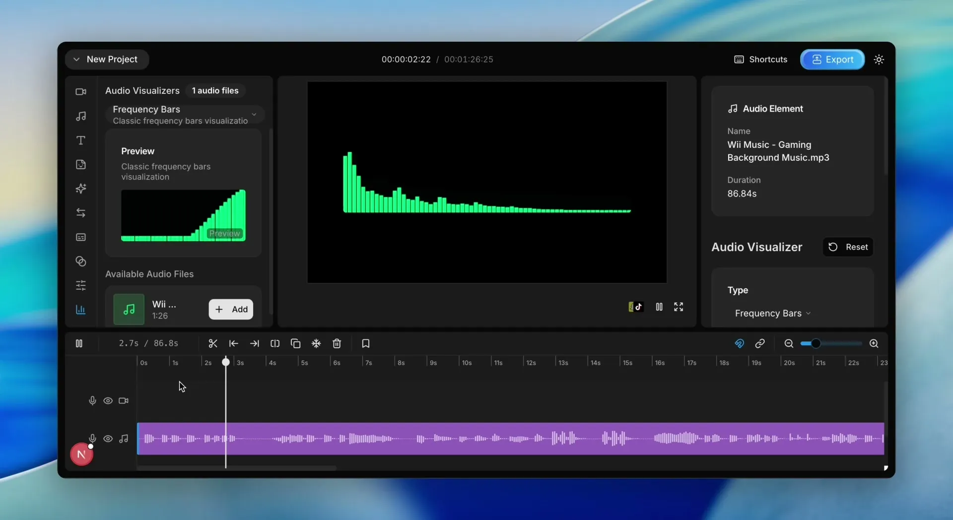 OpenCut Audio Editing Interface